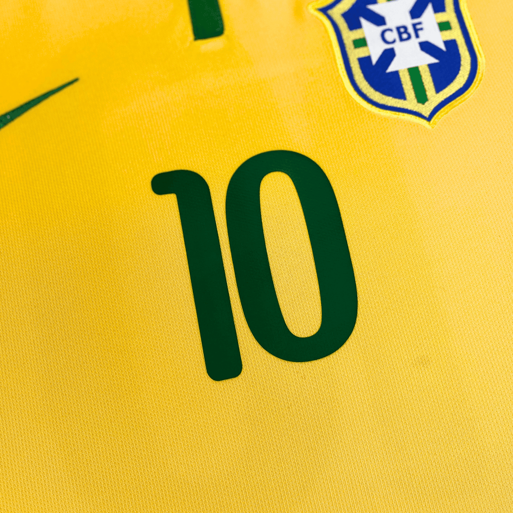 Brazil 2014-15 Home Neymar Jr #10 Shirt L