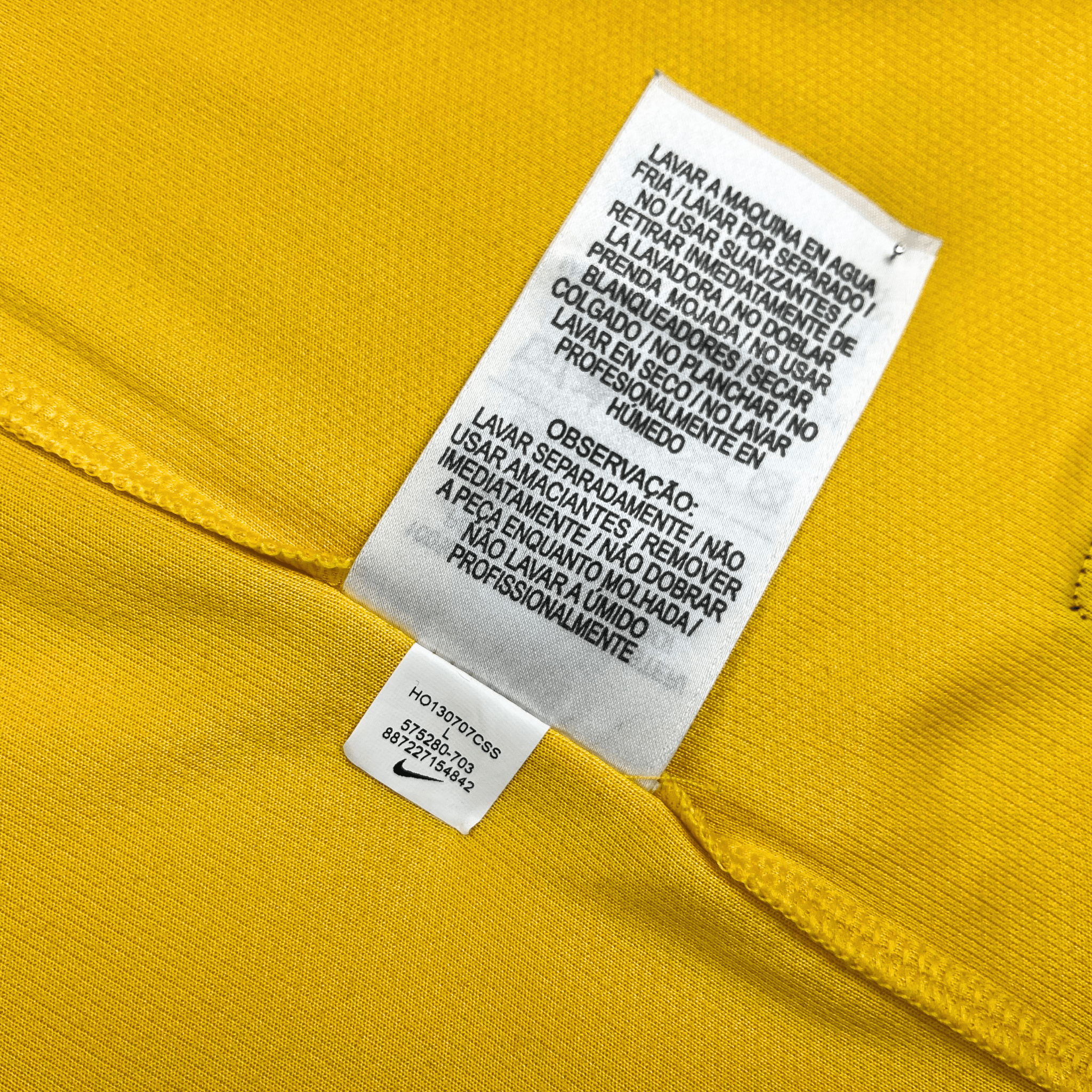 Brazil 2014-15 Home Neymar Jr #10 Shirt L