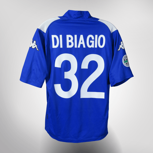 Vintage Brescia 2004-2005 Home football shirt with Di Biagio 32 print, size L | Nostalgic Football Shirts