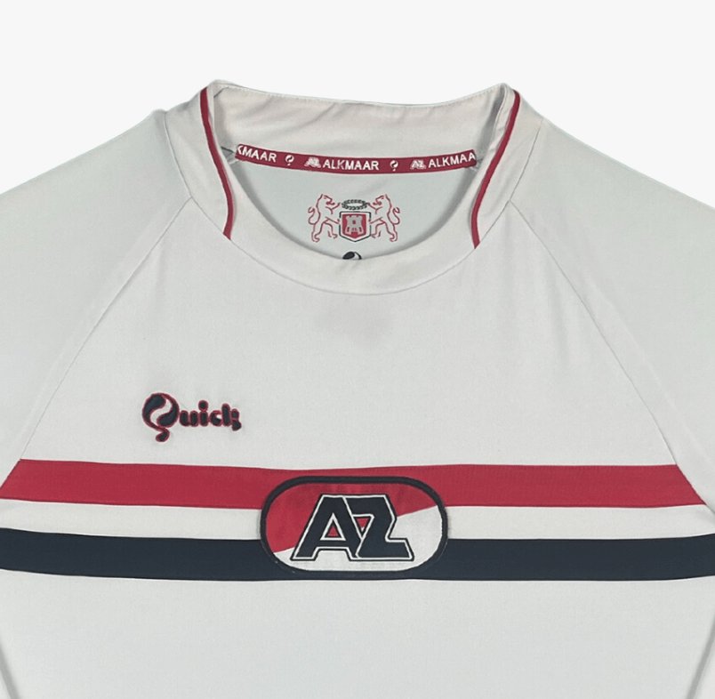 Authentic Quick AZ Alkmaar 2009-2010 Away longsleeve shirt, size L | Nostalgic Football Shirts