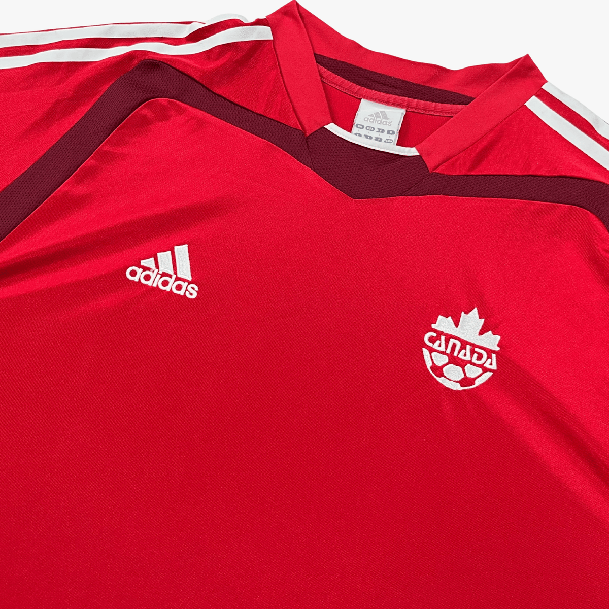 Retro Canada 2004-2006 Home football jersey by Adidas, size L, product code 605350 | Nostalgic Football Shirts
