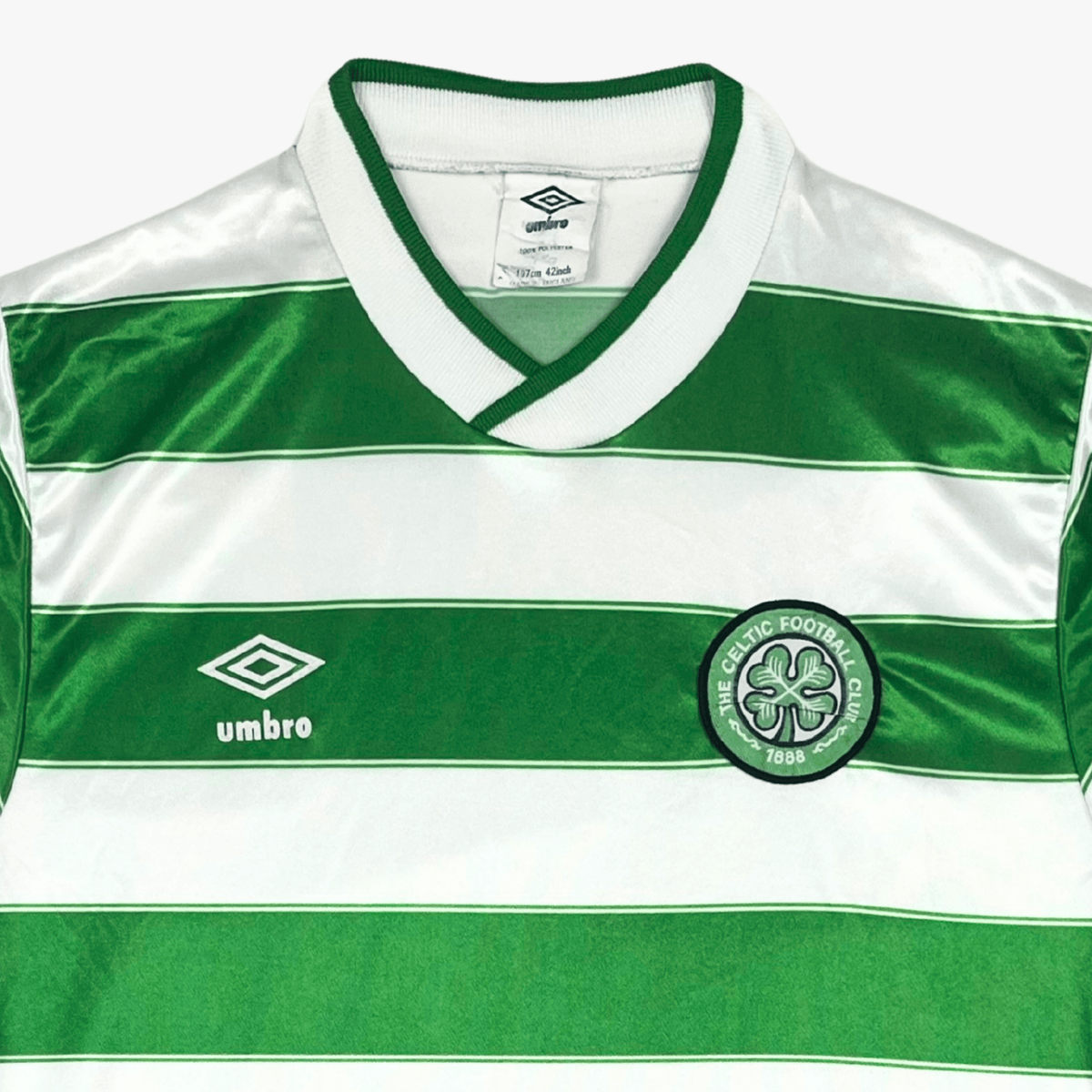 Authentic Umbro Celtic 1985-1987 Home shirt, size XL | Nostalgic Football Shirts