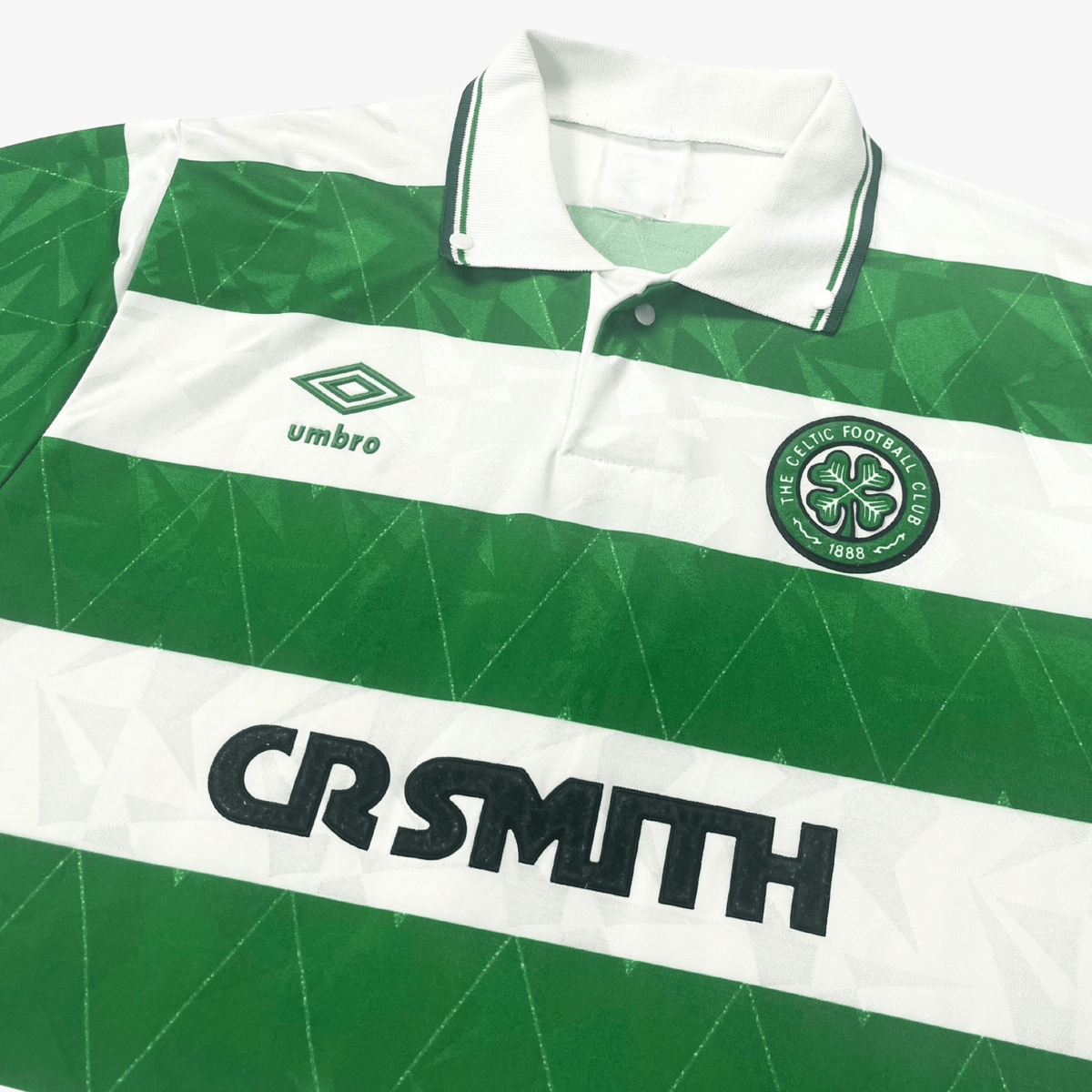 Retro Celtic 1989-1990 Home football jersey by Umbro, size L | Nostalgic Football Shirts