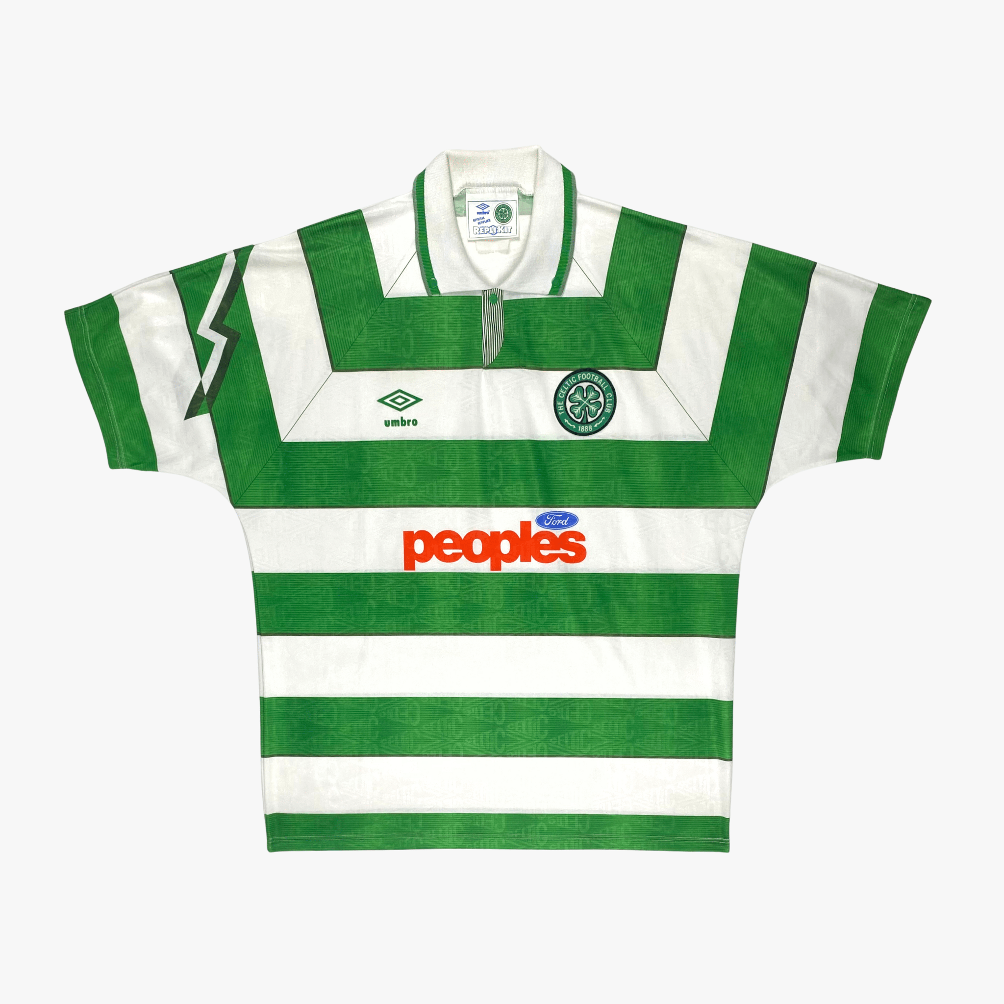 Vintage Celtic 1991-1992 Home football shirt, size XL | Nostalgic Football Shirts