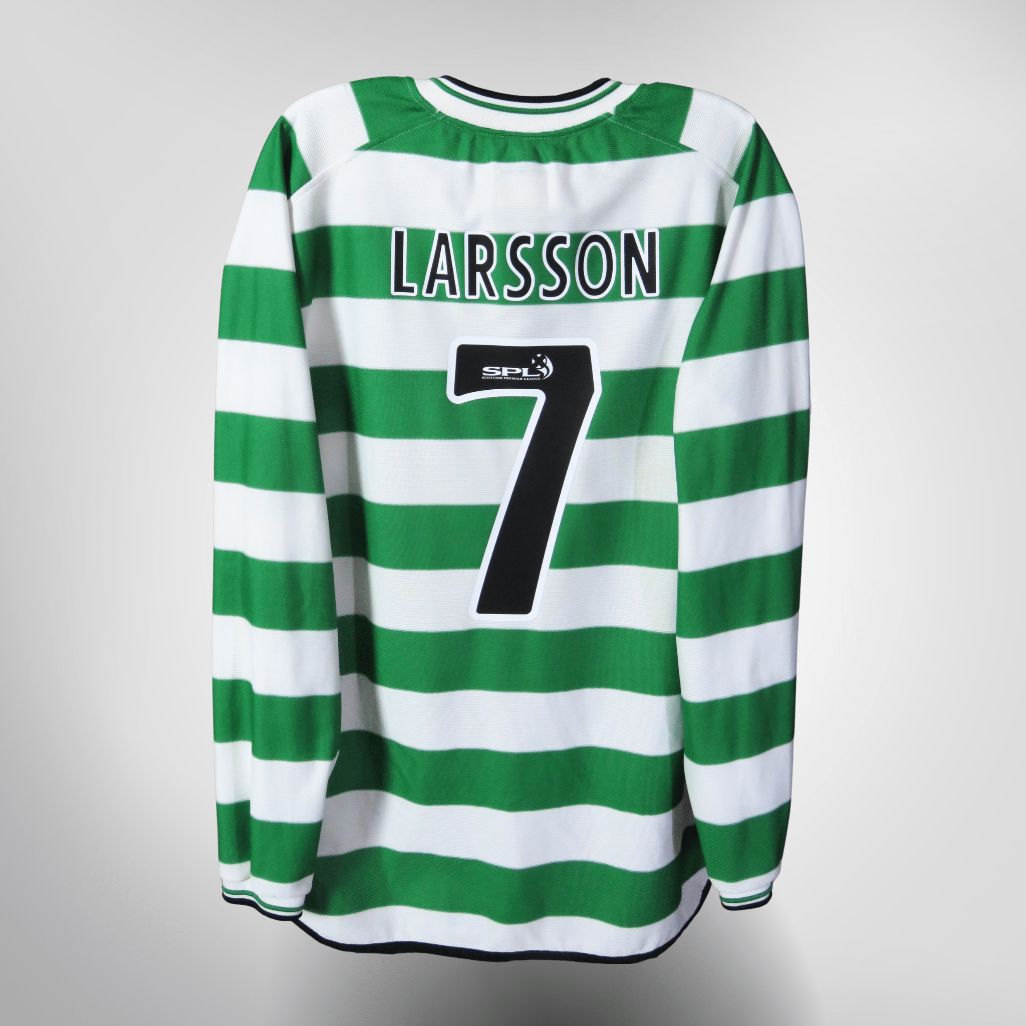 Celtic 2002-03 Home Larsson #7 Shirt L