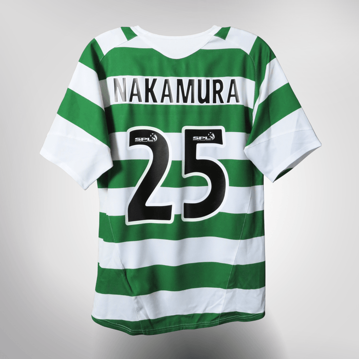 Celtic 2005-06 Home Nakamura #25 Shirt S
