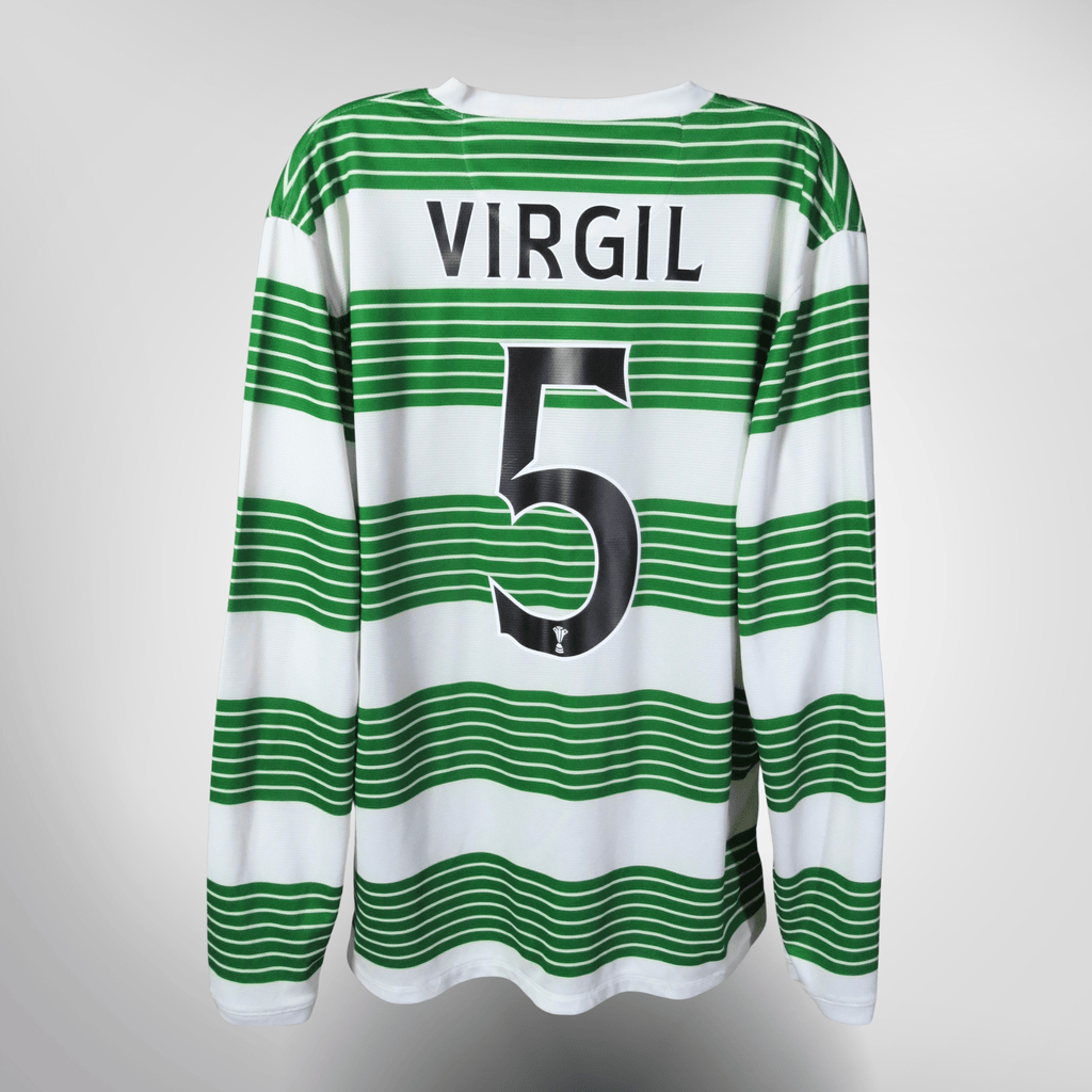 Celtic 2013-14 Home van Dijk #5 Shirt M