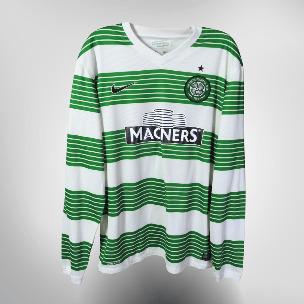 Celtic 2013-14 Home van Dijk #5 Shirt M