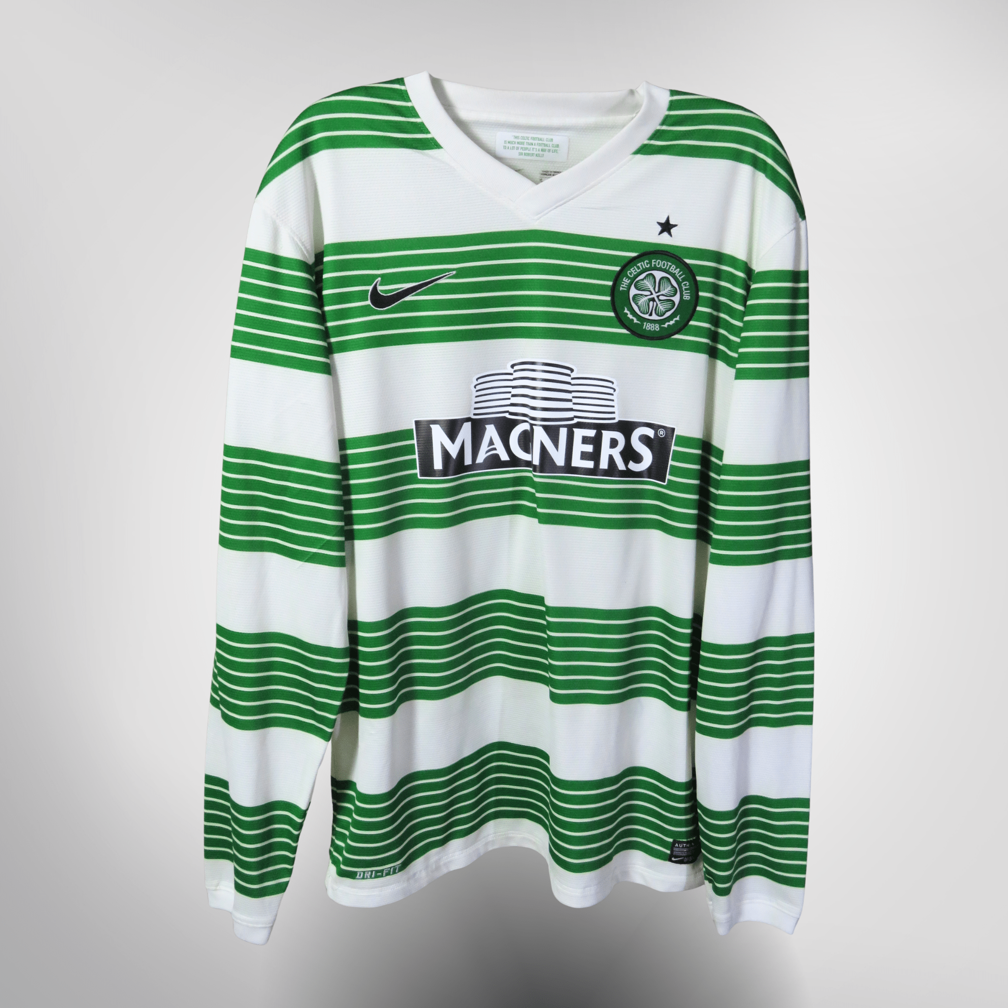 Celtic 2013-14 Home van Dijk #5 Shirt M