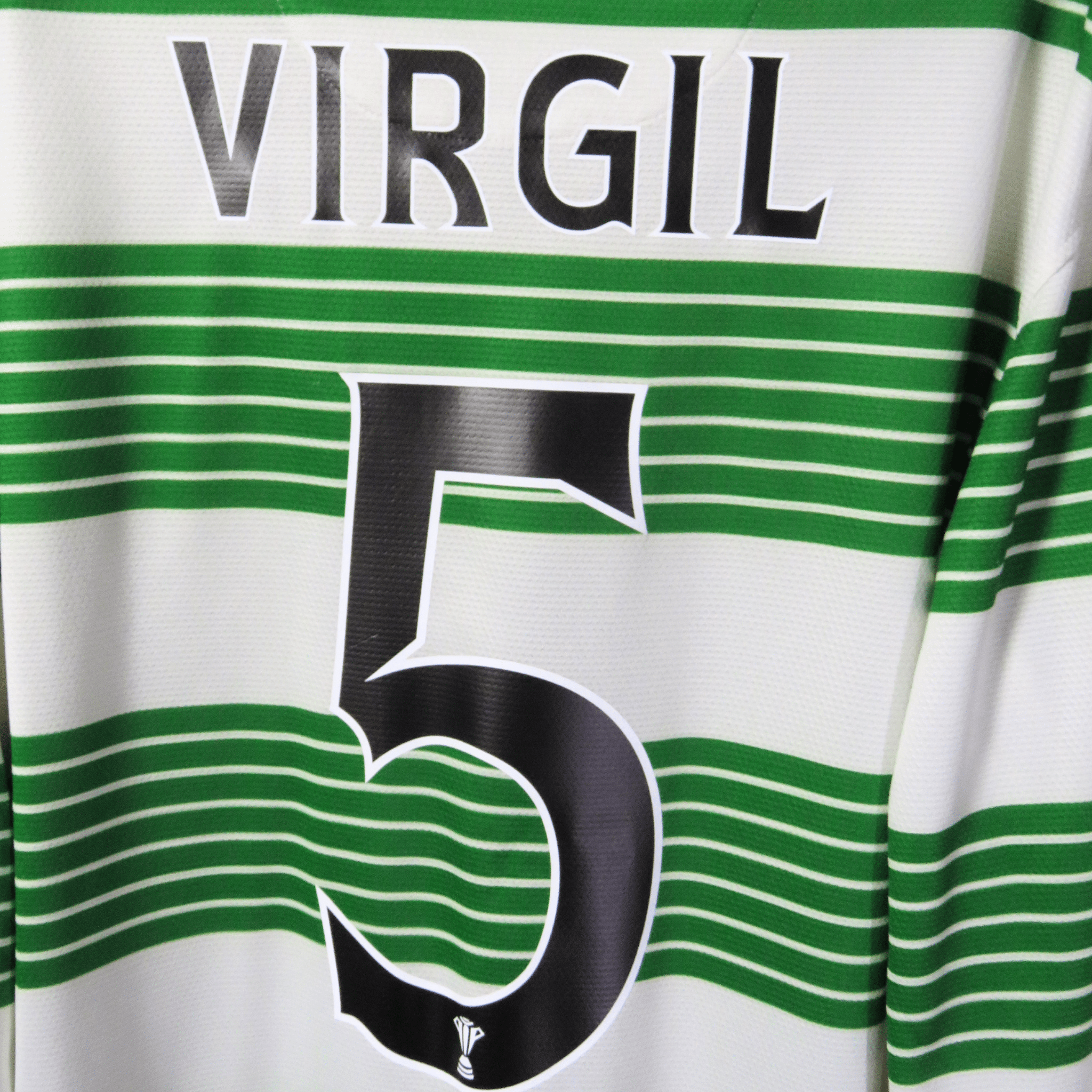 Celtic 2013-14 Home van Dijk #5 Shirt M