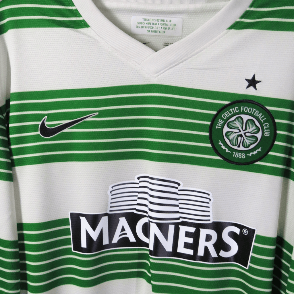 Celtic 2013-14 Home van Dijk #5 Shirt M