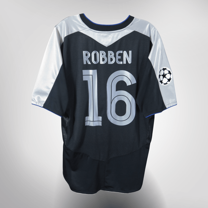Vintage Chelsea 2004-2005 Away football shirt with Robben 16 print, size XL | Nostalgic Football Shirts