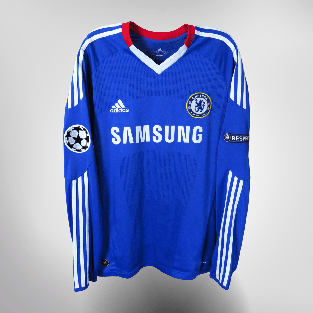 Authentic Adidas Chelsea 2010-2011 Home longsleeve shirt, Ramires 7 on the back, size M | Nostalgic Football Shirts