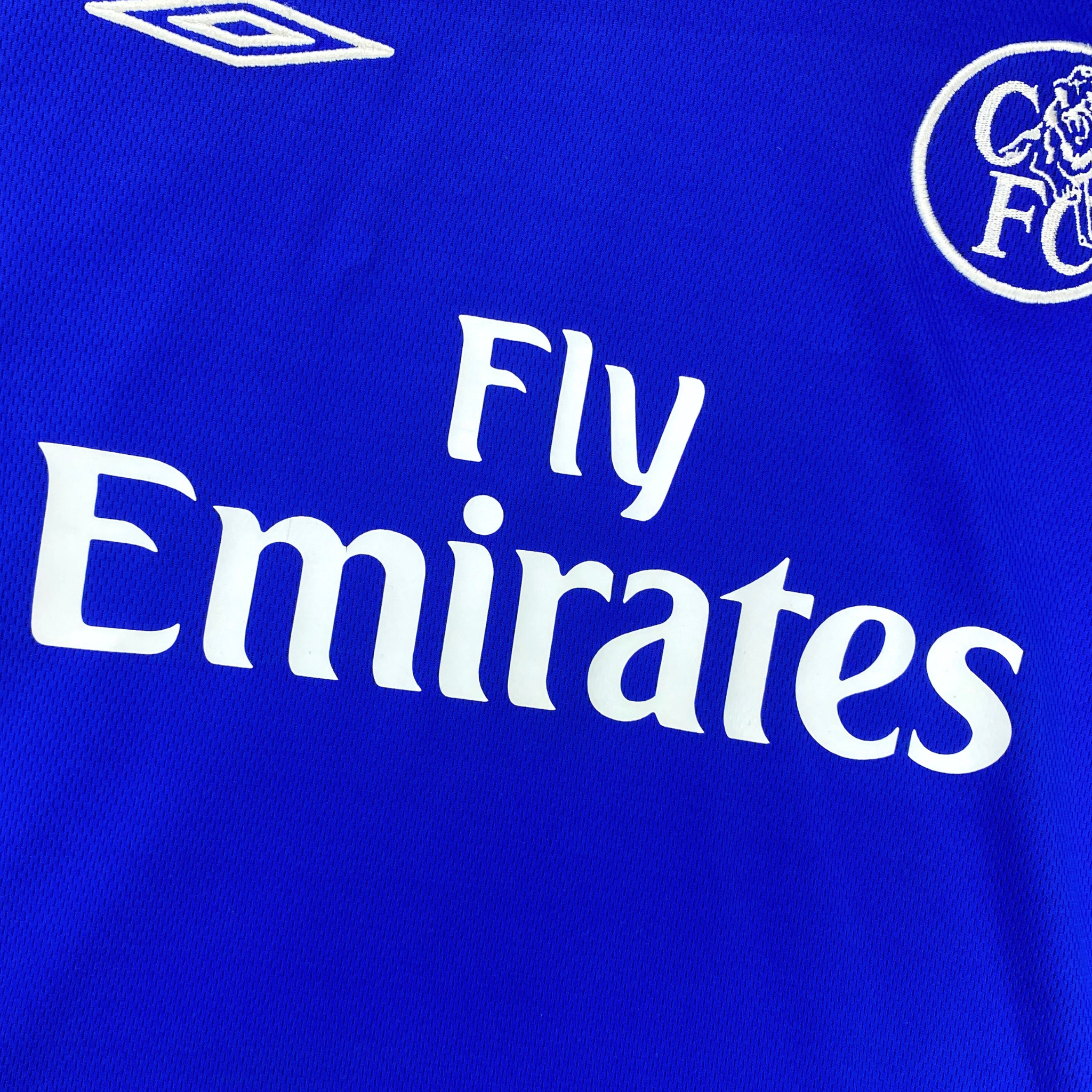 Chelsea 2003-05 Thuis Drogba #15 Shirt S