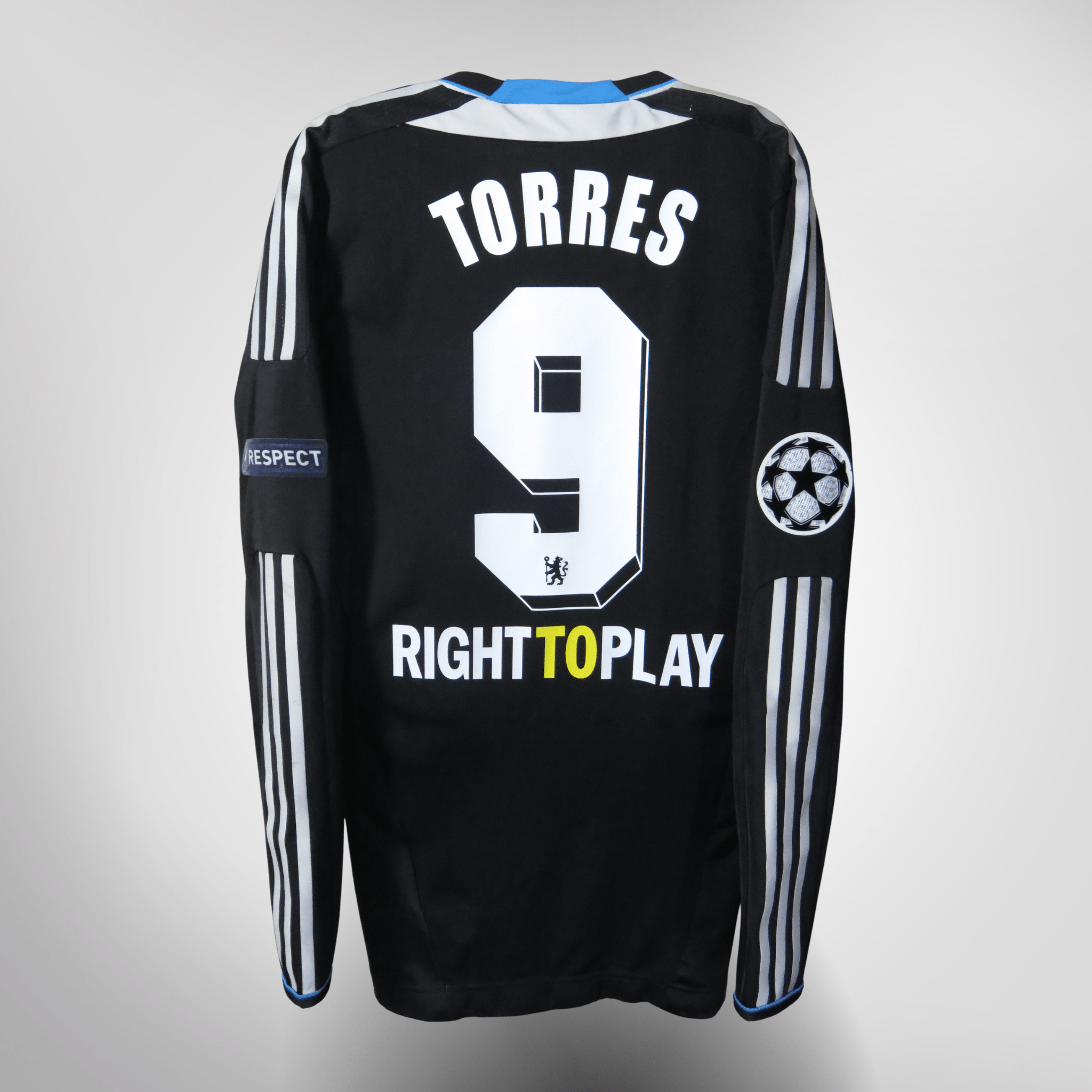 Chelsea 2011-12 Away Torres #9 Player Issue Shirt M