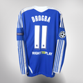 Chelsea 2011-12 Home Drogba #11 Player Issue UCL XL