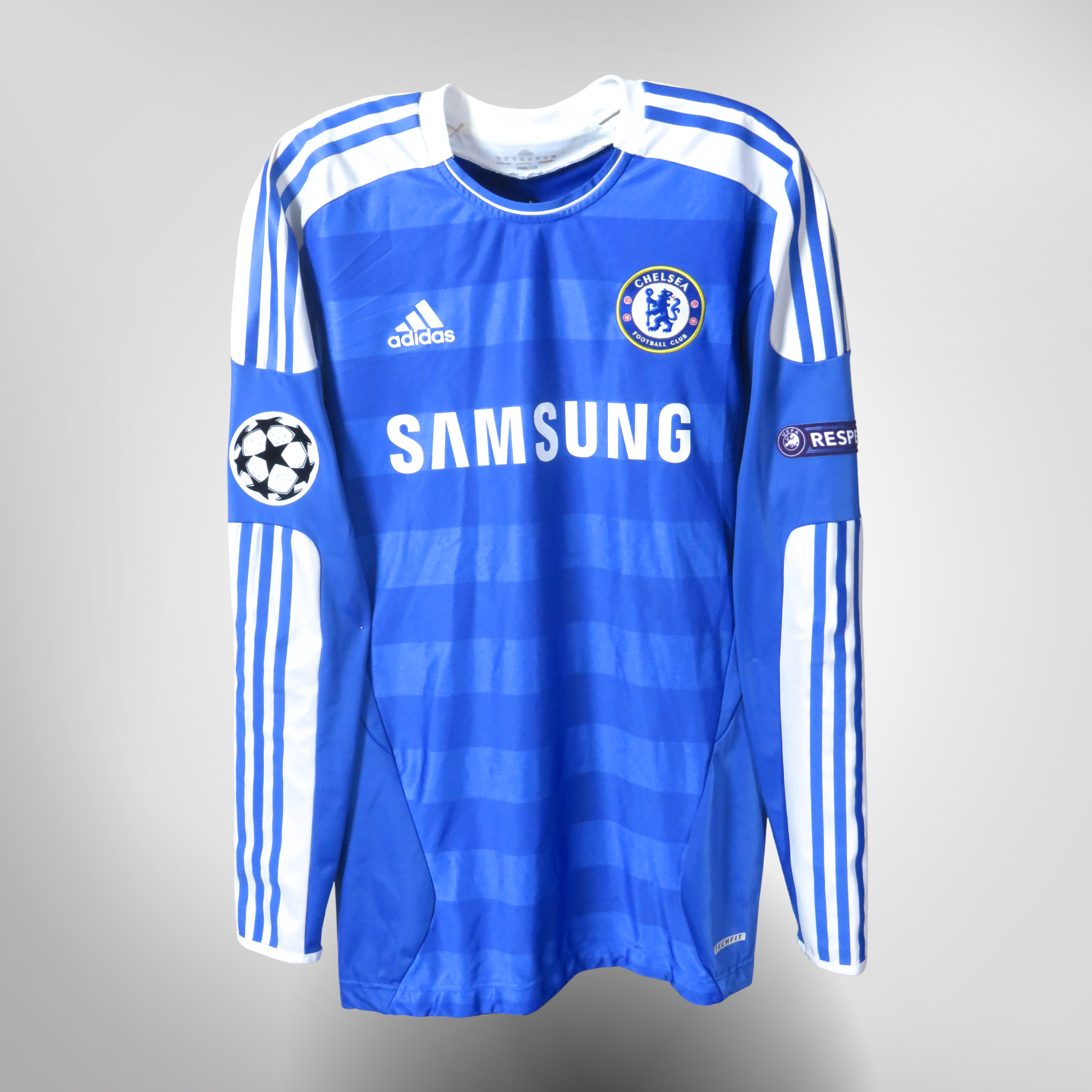 Chelsea 2011-12 Home Drogba #11 Player Issue UCL XL