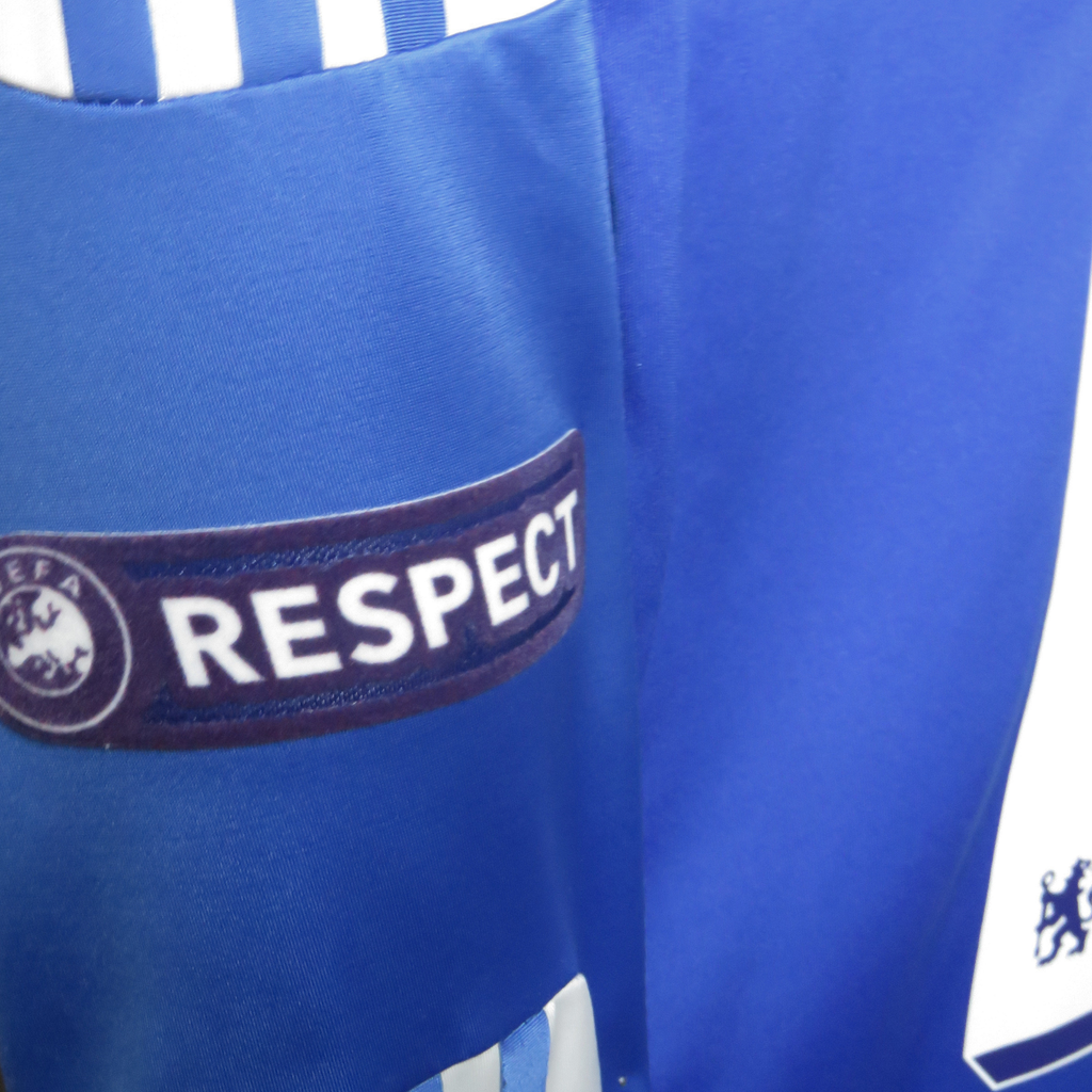 Chelsea 2011-12 Home Drogba #11 Player Issue UCL XL