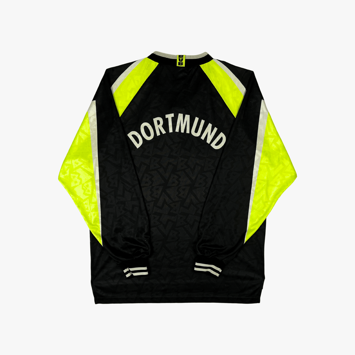Retro Dortmund 1995-1996 Away longsleeve football jersey by Nike, size XL | Nostalgic Football Shirts