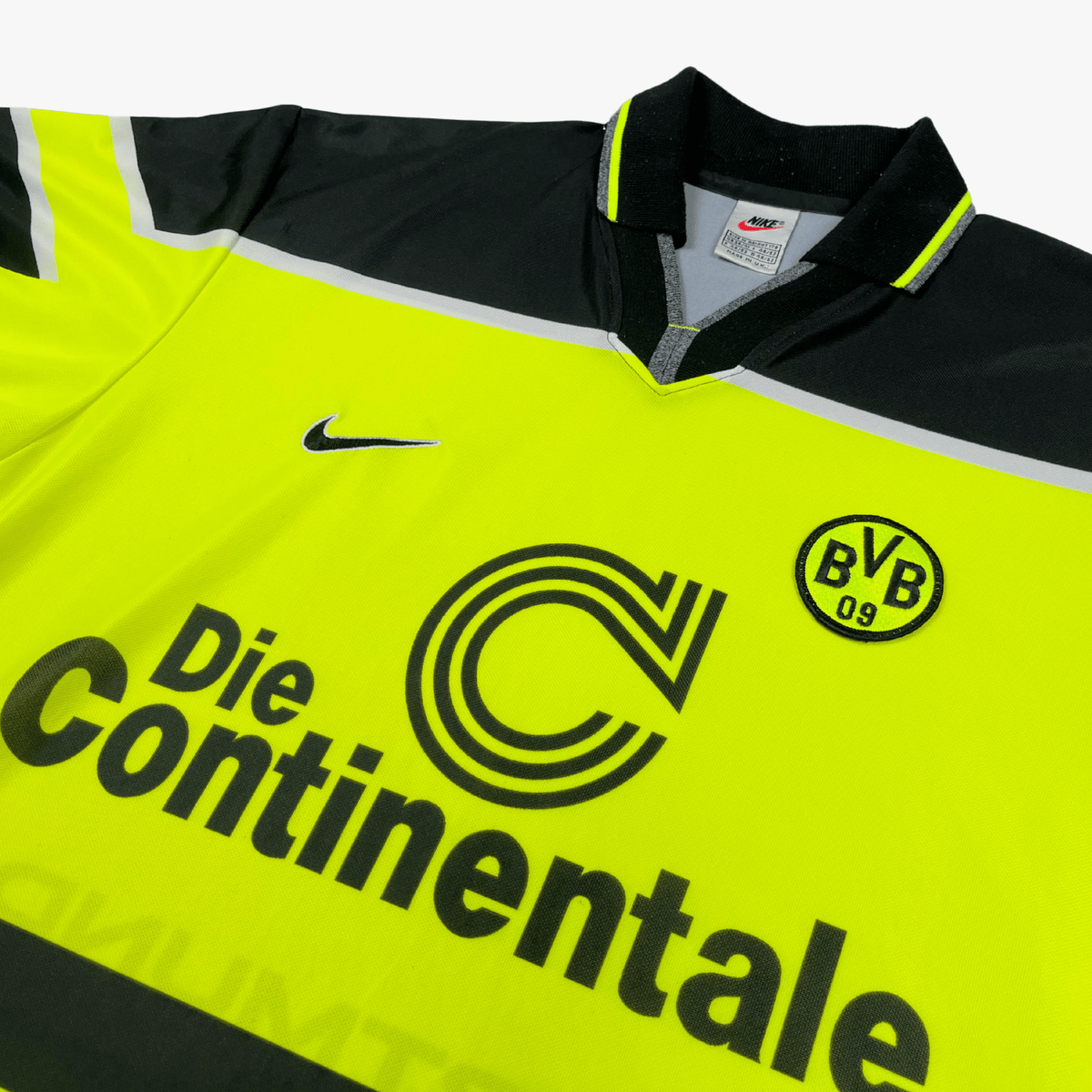 Original Dortmund 1997-1998 Home football shirt, size M | Nostalgic Football Shirts