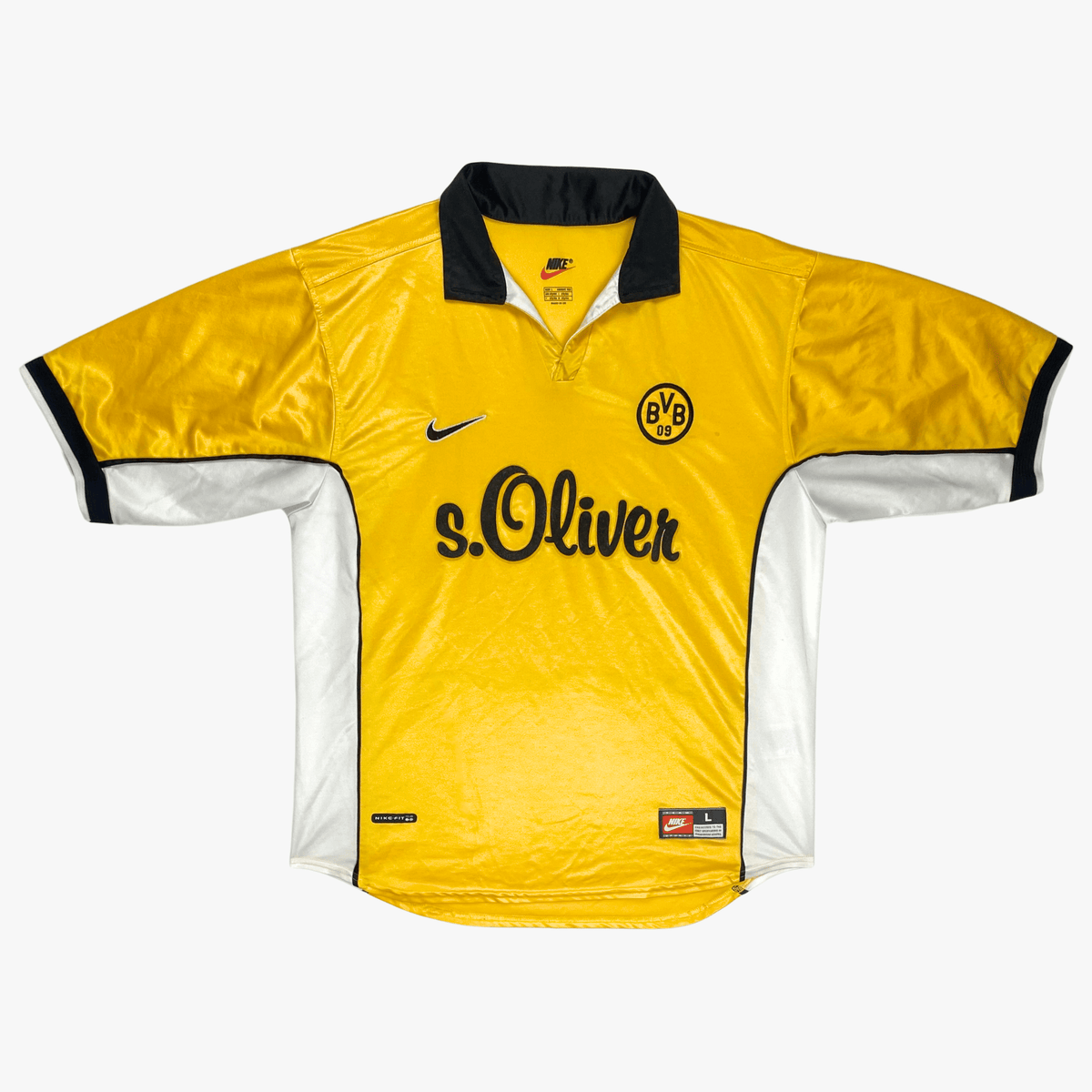 Vintage Dortmund 1998-2000 Home football shirt, size L | Nostalgic Football Shirts