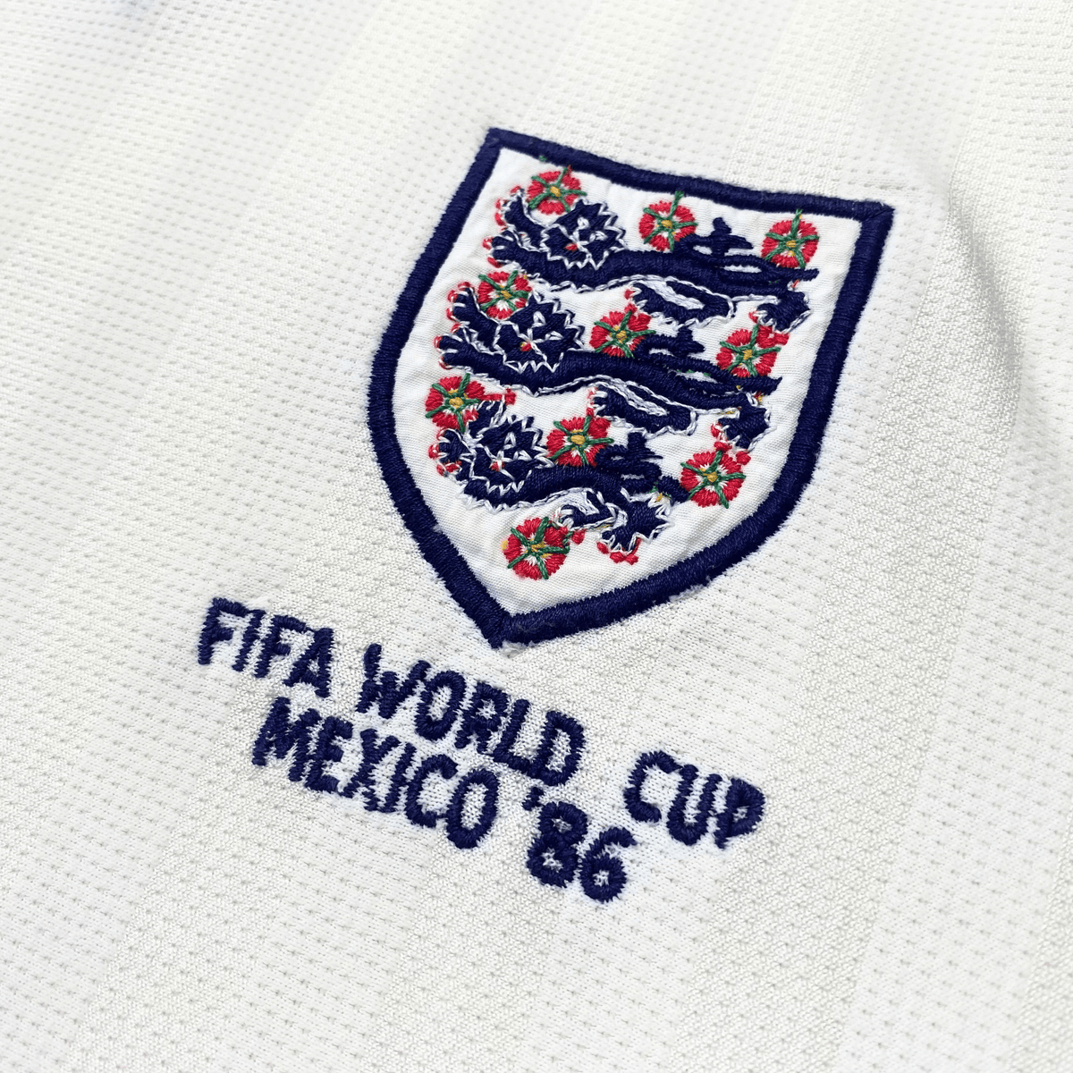 Original England 1986 Home football shirt, size XL | Nostalgic Football Shirts