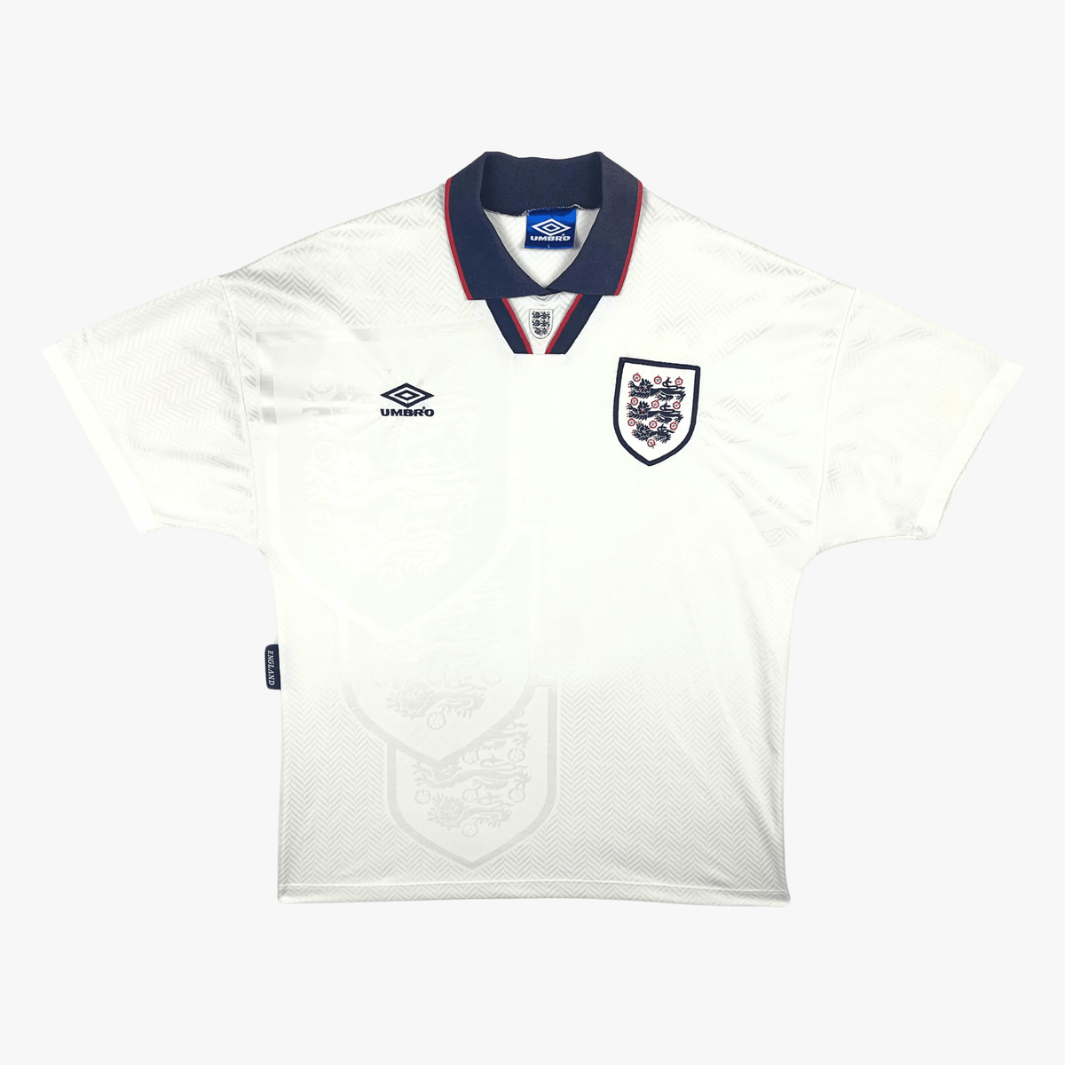 Vintage England 1993-1995 Home football shirt, size L | Nostalgic Football Shirts