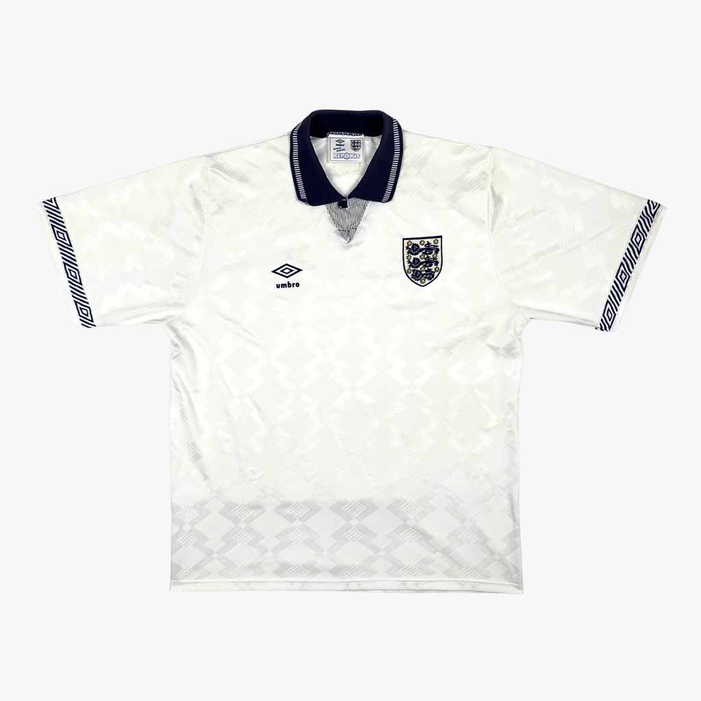 England 1990-92 Home Shirt L