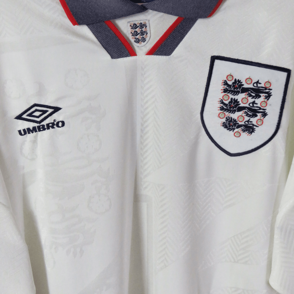 England 1993-95 Home Wright #14 Shirt XL