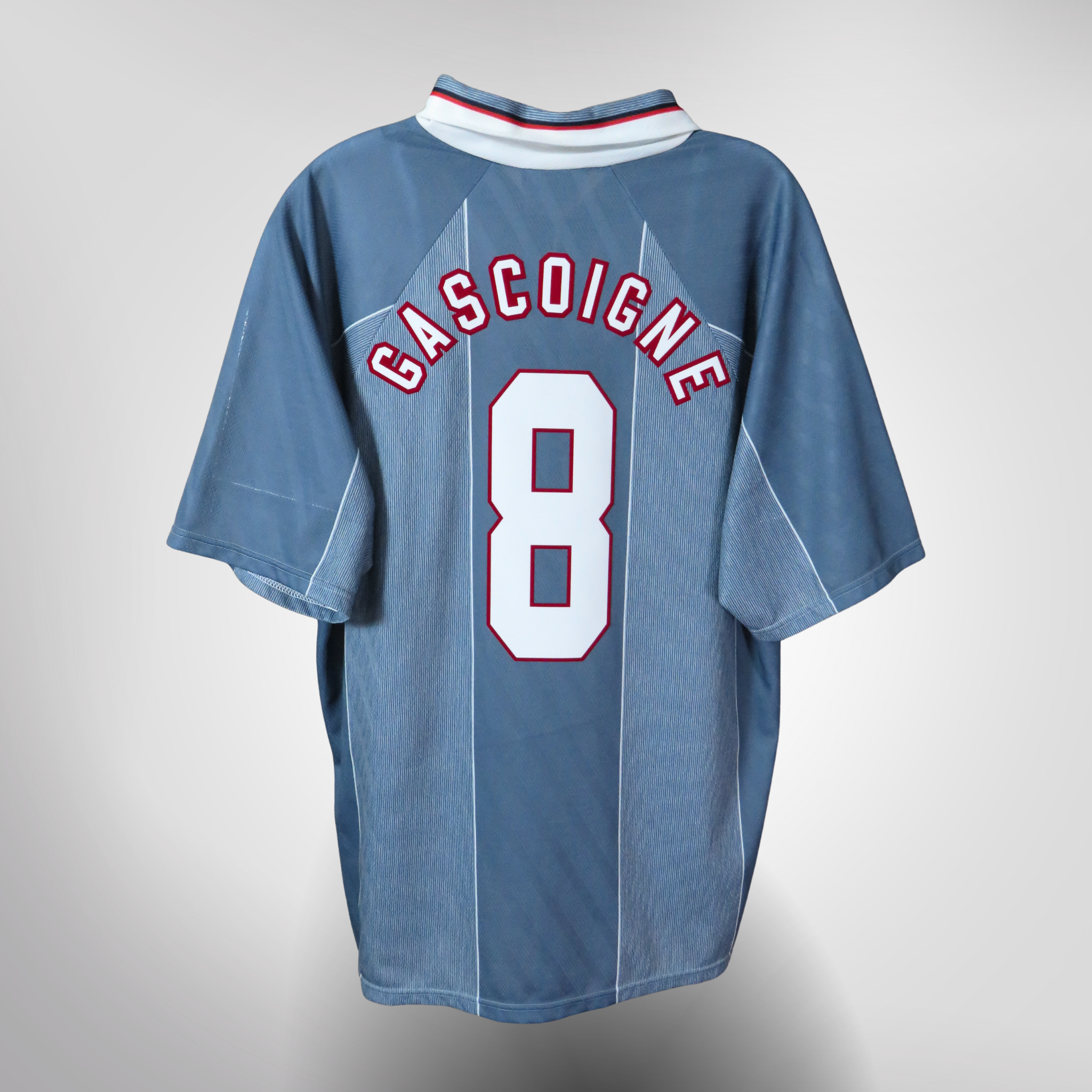 England 1996-97 Away Gascoigne #8 Shirt XL