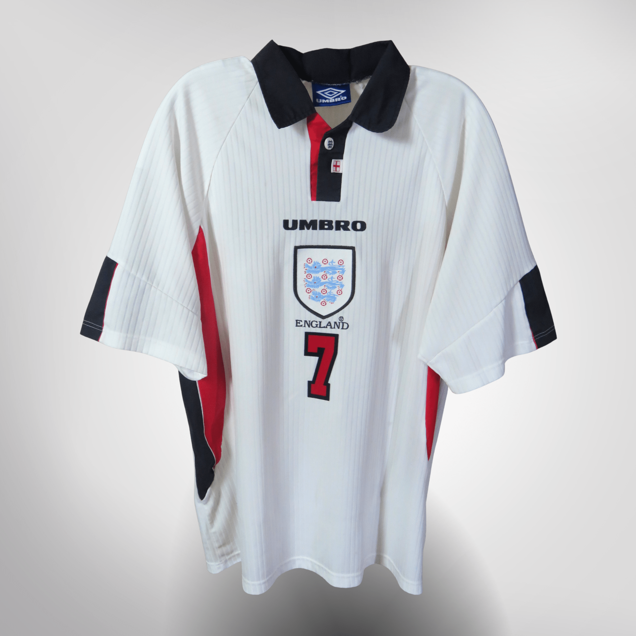 England 1997-99 Home Beckham #7 Shirt XL
