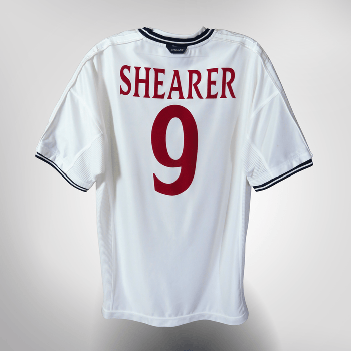 England 1999-01 Home Shearer #9 Shirt XL