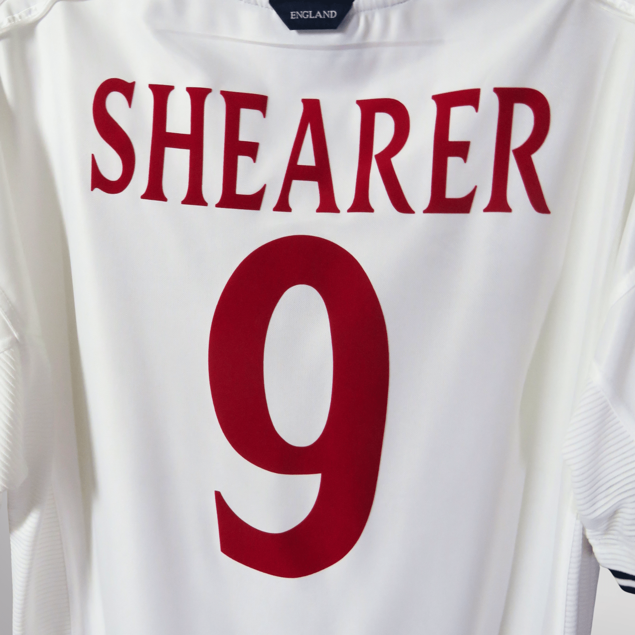 England 1999-01 Home Shearer #9 Shirt XL