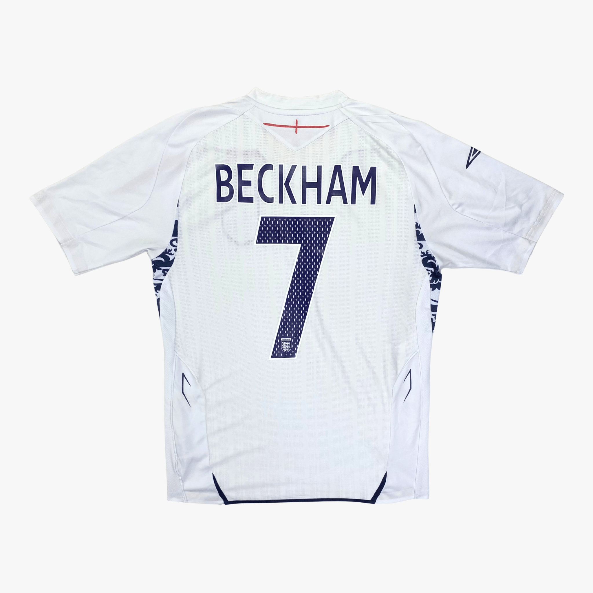 England 2007-09 Home Beckham #7 Shirt M