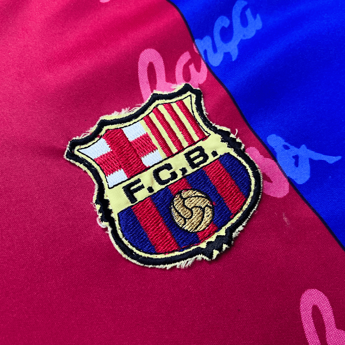 Retro FC Barcelona 1992-1995 Home football jersey by Kappa, size L | Nostalgic Football Shirts