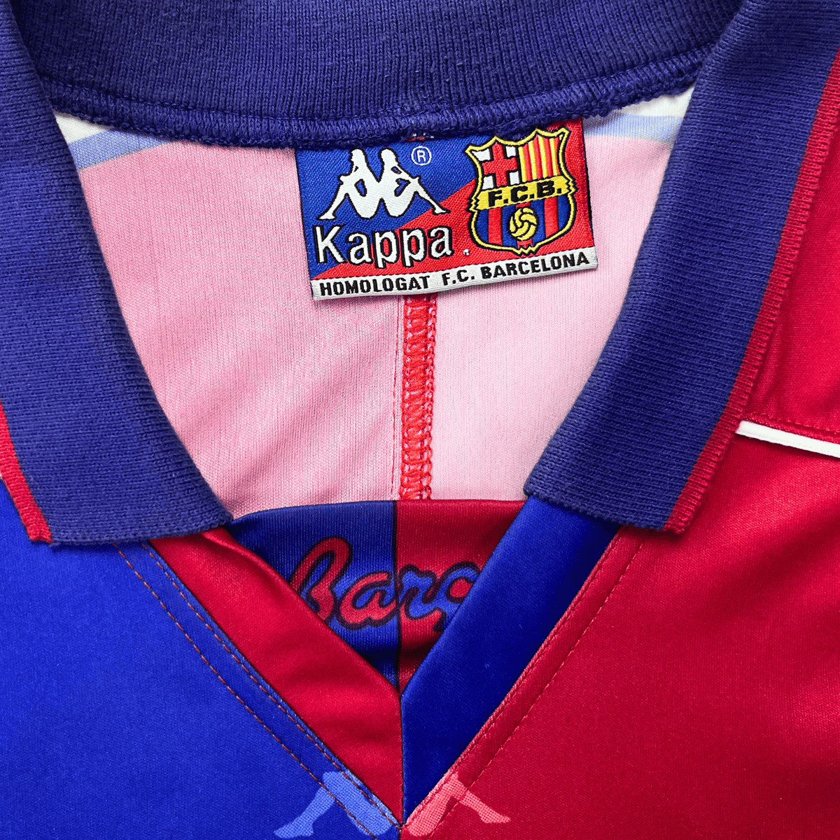 Vintage FC Barcelona 1992-1995 Home football shirt, size L | Nostalgic Football Shirts