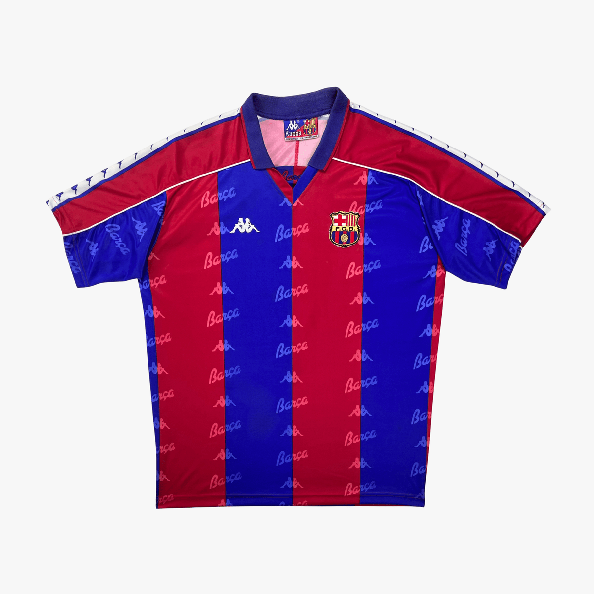 Vintage FC Barcelona 1992-1995 Home football shirt, size L | Nostalgic Football Shirts