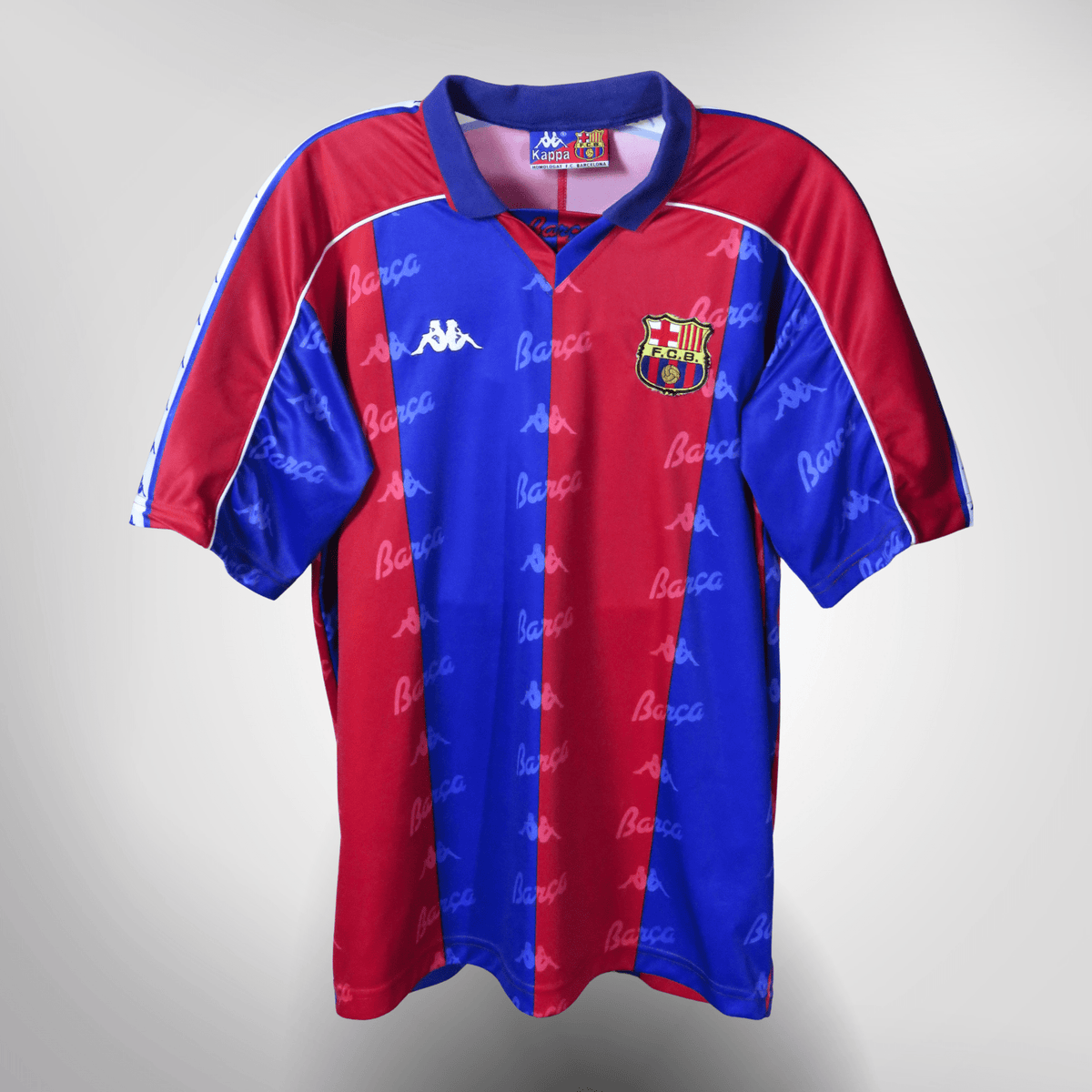 Vintage FC Barcelona 1992-1995 Home football shirt, size L | Nostalgic Football Shirts