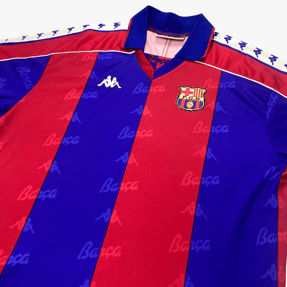 Vintage FC Barcelona 1992-1995 Home football shirt, size L | Nostalgic Football Shirts