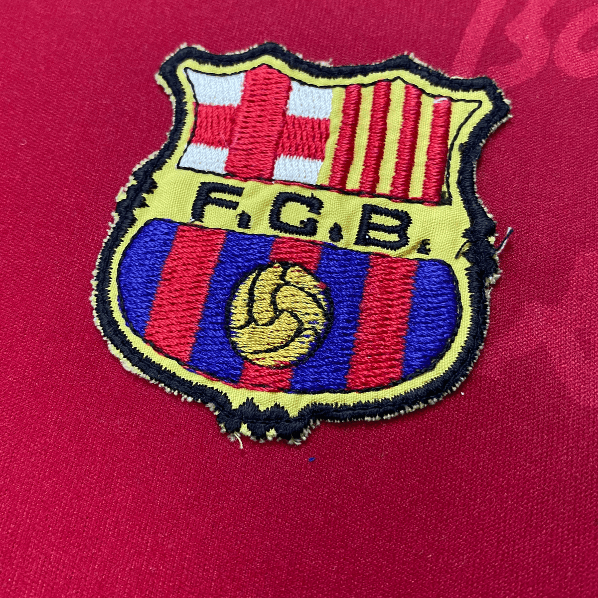 Original FC Barcelona 1992-1995 Home football shirt, size L | Nostalgic Football Shirts