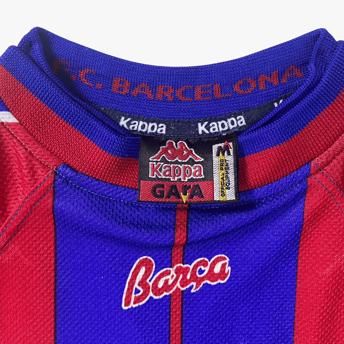 Authentic Kappa FC Barcelona 1997-1998 Home shirt, size M | Nostalgic Football Shirts