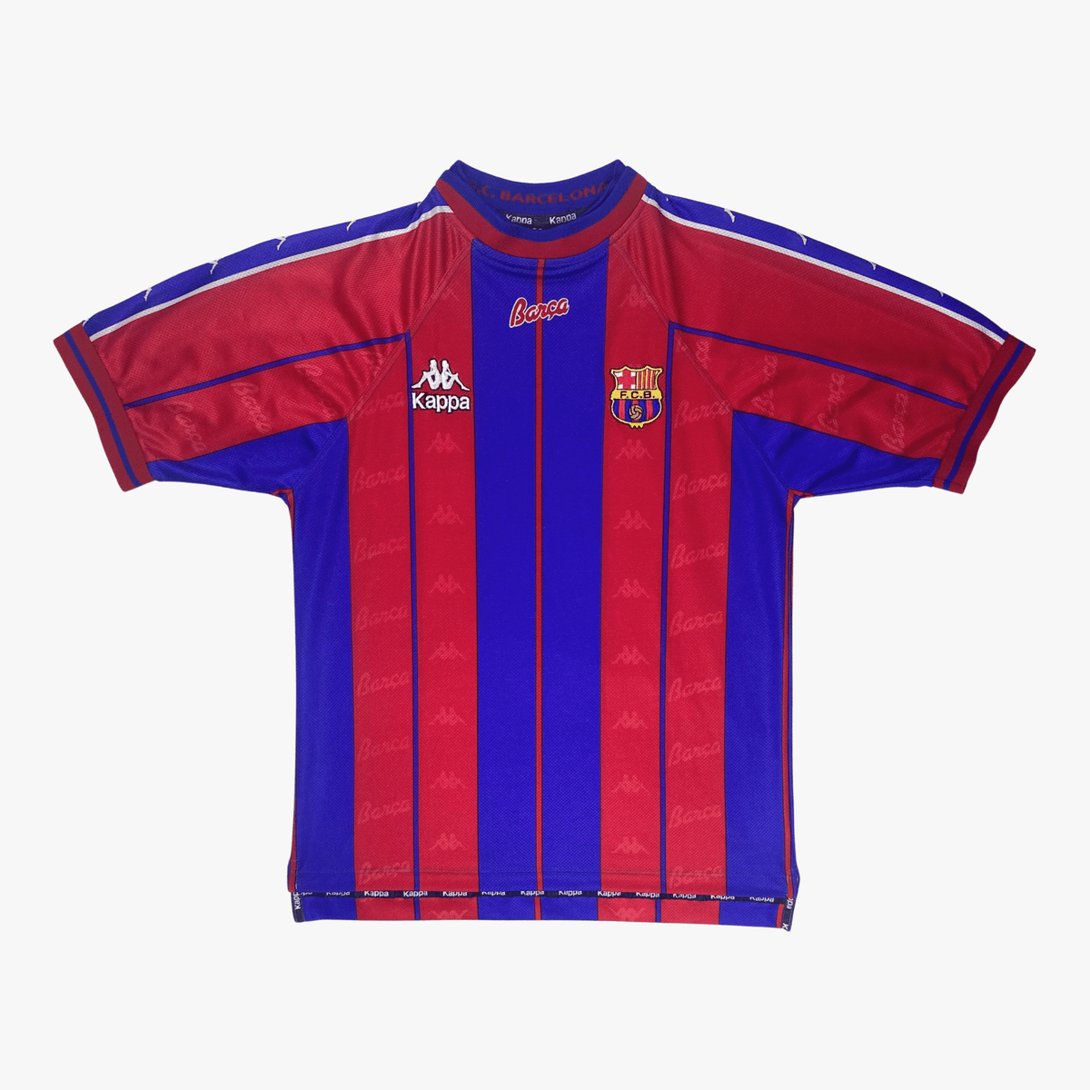 Vintage FC Barcelona 1997-1998 Home football shirt, size M | Nostalgic Football Shirts