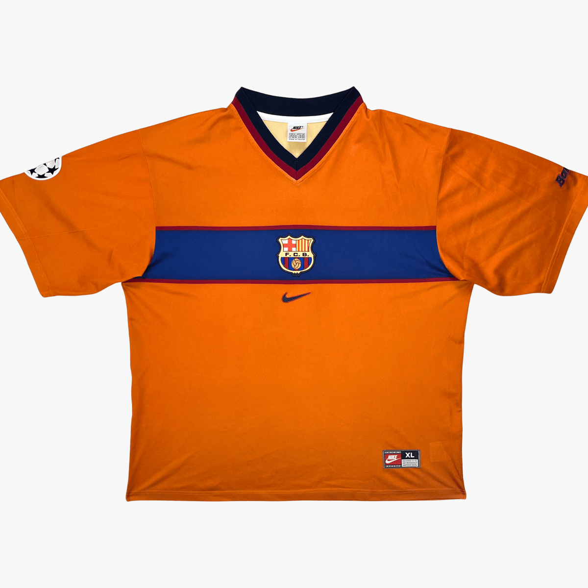 Authentic Nike FC Barcelona 1998-1999 Away shirt, Rivaldo 11 on the back, size XL | Nostalgic Football Shirts