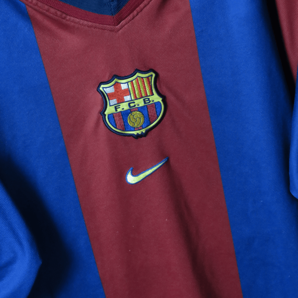 Original FC Barcelona 1998-1999 Home football shirt, size XL, Figo 7 | Nostalgic Football Shirts