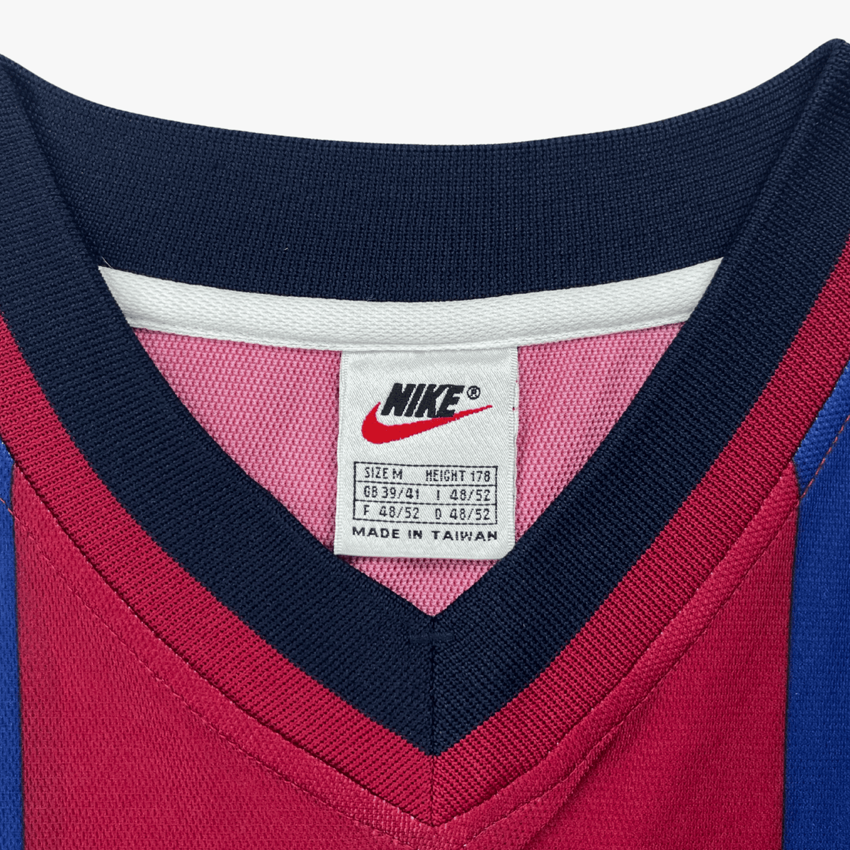 Authentic Nike FC Barcelona 1998-1999 Home shirt, Rivaldo 11 on the back, size M | Nostalgic Football Shirts