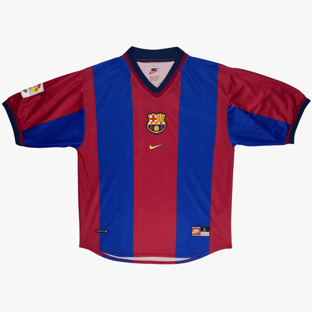Vintage FC Barcelona 1998-1999 Home football shirt, size L | Nostalgic Football Shirts