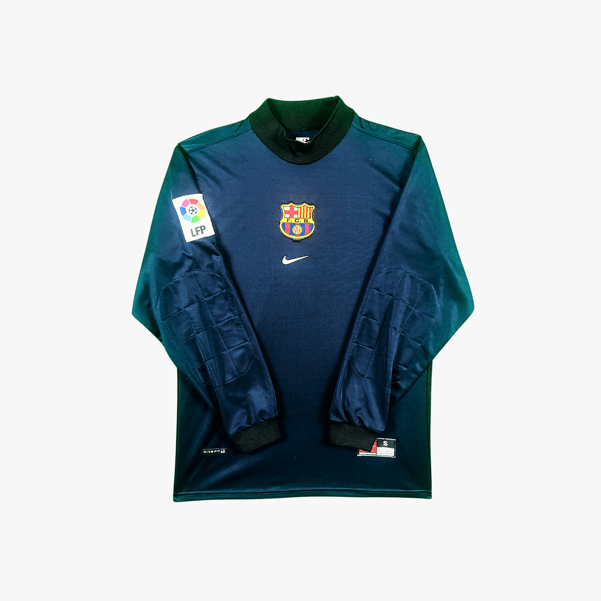 Vintage FC Barcelona 1998-1999 Goalkeeper football shirt, size S | Nostalgic Football Shirts