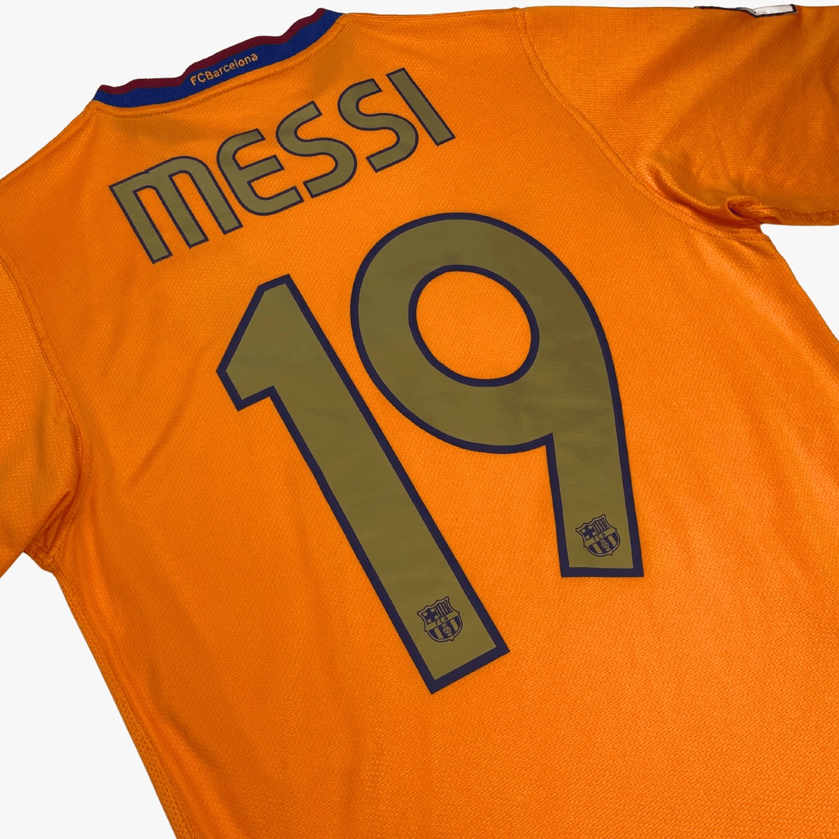 Retro FC Barcelona 2006-2007 Away football jersey by Nike, Messi 10, size S | Nostalgic Football Shirts