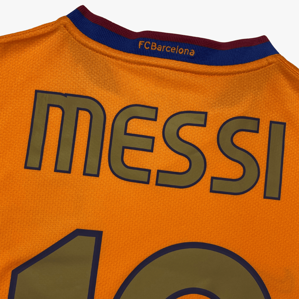 Retro FC Barcelona 2006-2007 Away football jersey by Nike, Messi 10, size S | Nostalgic Football Shirts