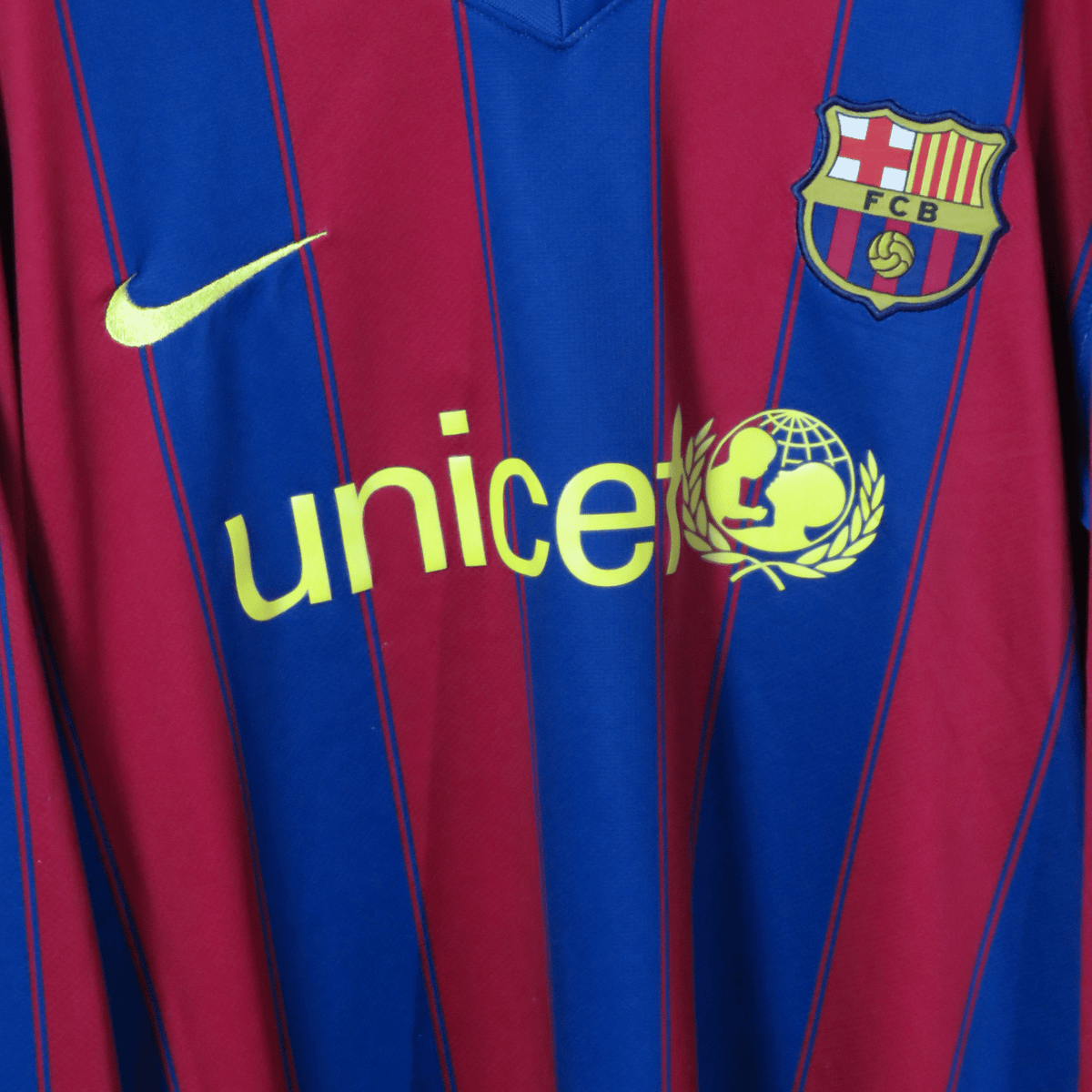 Original FC Barcelona 2009-2010 Home longsleeve football shirt, size XL, Henry 14 | Nostalgic Football Shirts